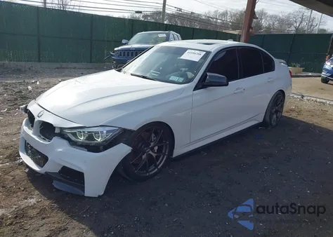 2016 BMW 340I z USA, uszkodzony, nr VIN WBA8B3C59GK383230